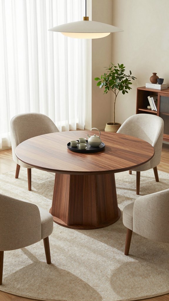 13 Tea Table Design Ideas for Living Rooms 7 round tables maximize space