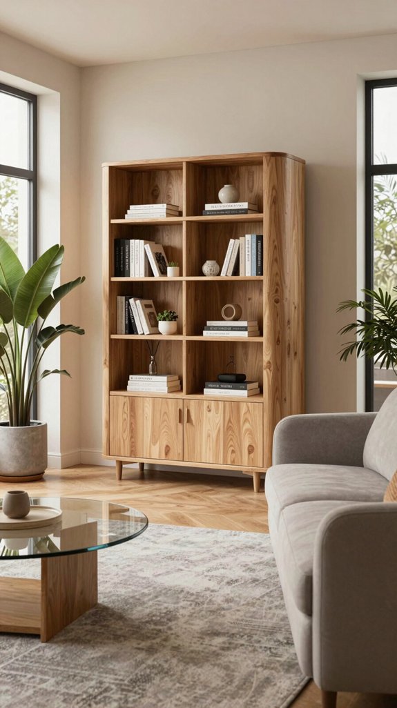 rounded bookcase edge trends