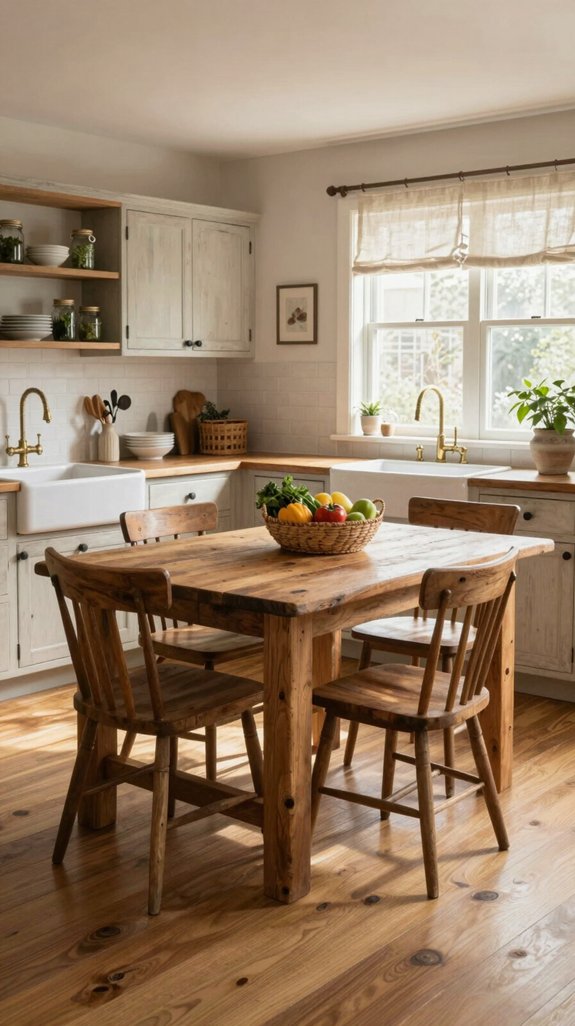 20 Neutral Kitchen Ideas That Feel Warm and Inviting 12 rustic farmhouse kitchen design