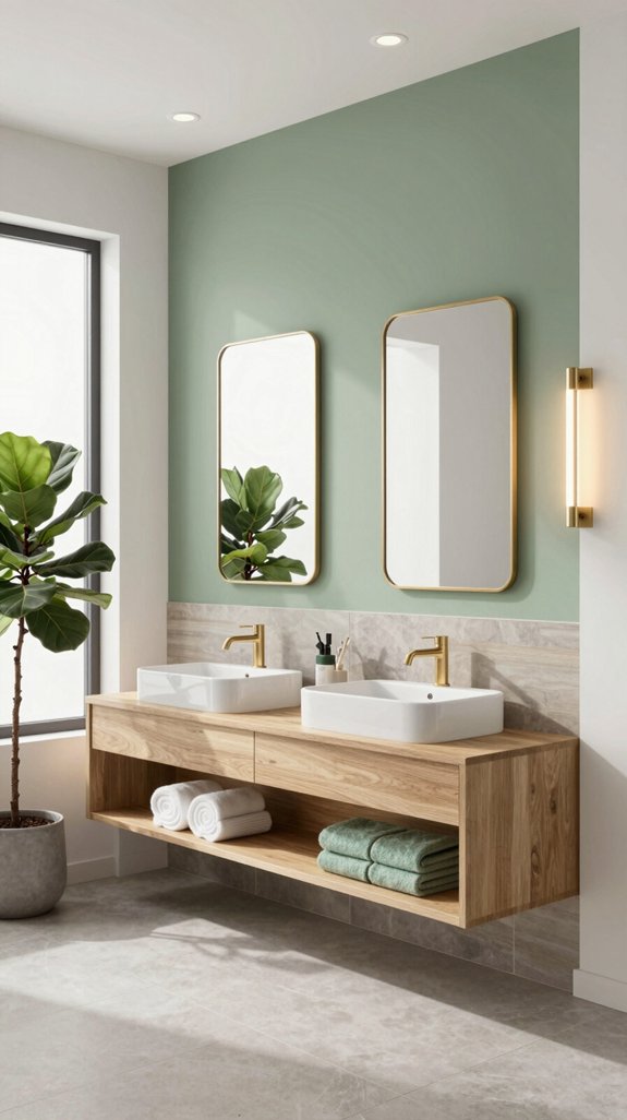 24 Sage Green Bathroom Ideas for a Calm and Modern Look 13 sage green bathroom tranquility
