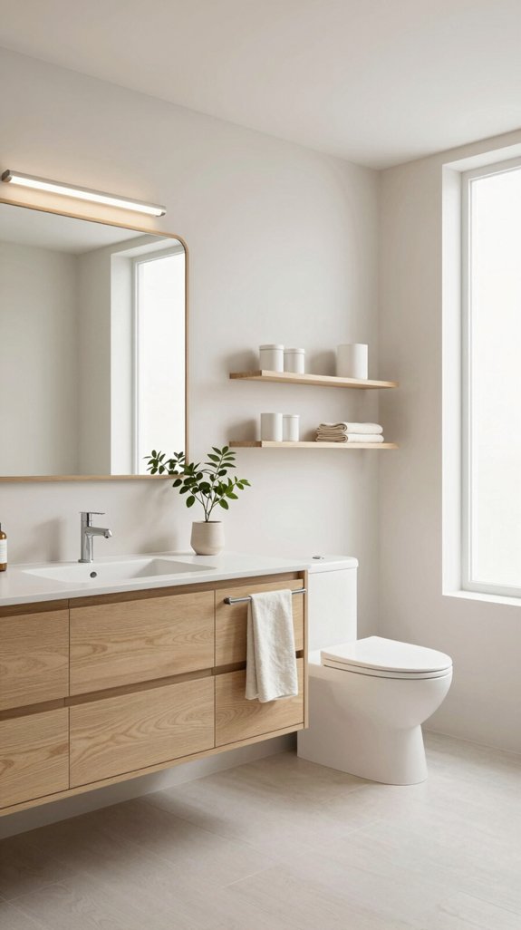 scandinavian minimalist bathroom design