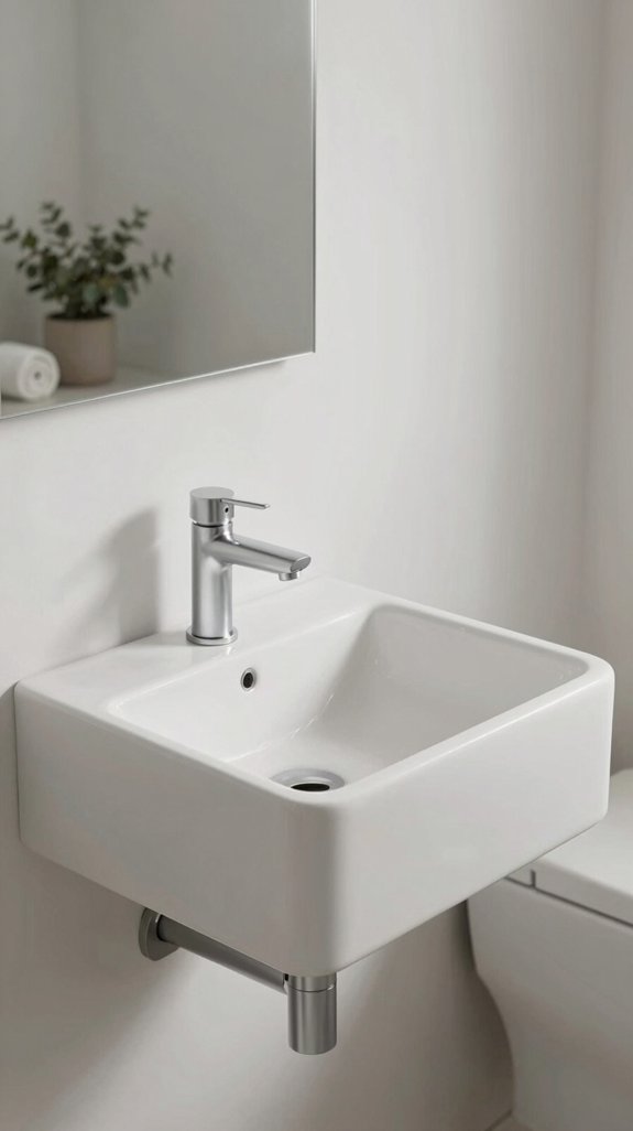 21 Bathroom Sink Ideas That Combine Style and Function 17 seamless concealed drainage design