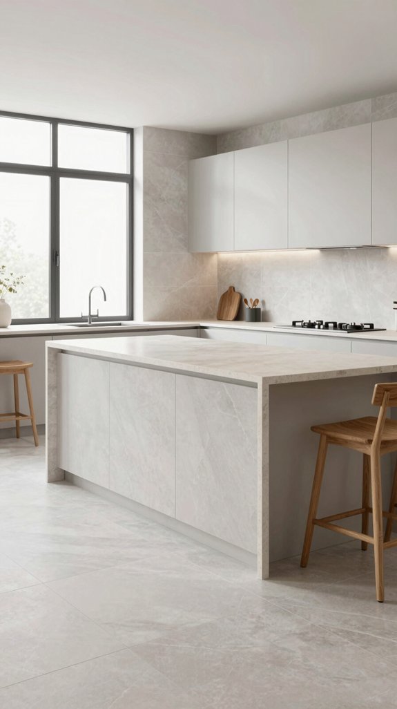 19 Kitchen Tiles Ideas That Transform Floors and Walls 16 seamless design easy maintenance