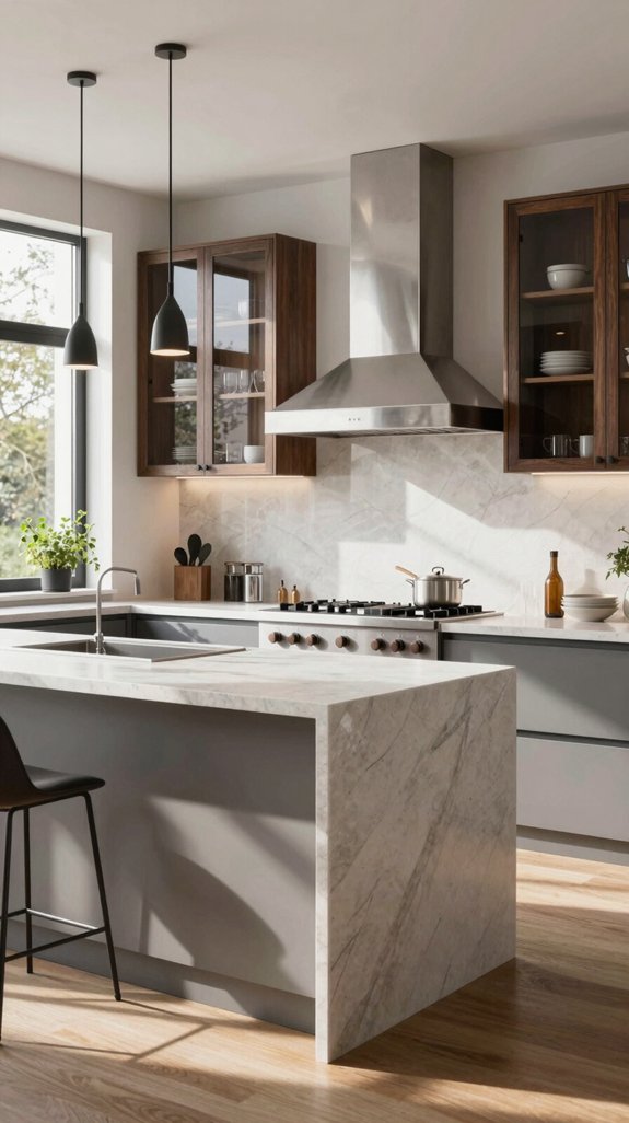14 Chimney Kitchen Ideas for a Stylish Upgrade 14 seamless integrated chimney designs