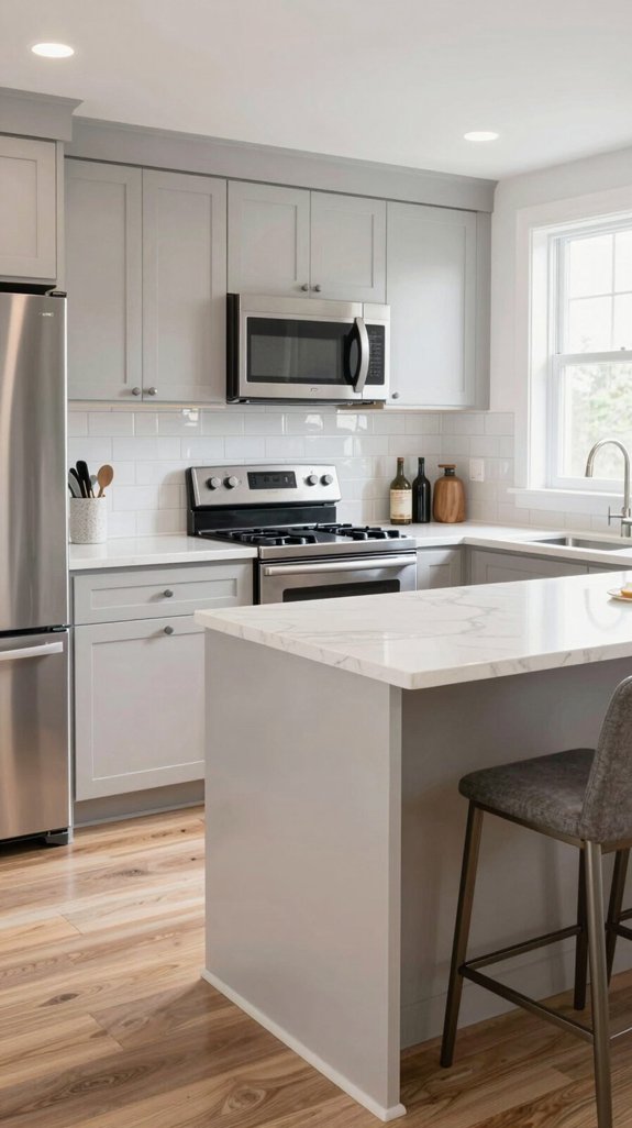21 Small Kitchen Ideas on a Budget That Look Expensive 18 seamless kitchen appliance integration