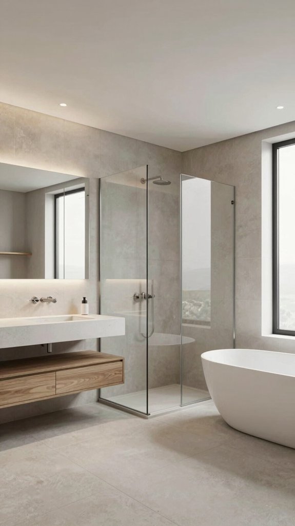 seamless luxury bathroom design