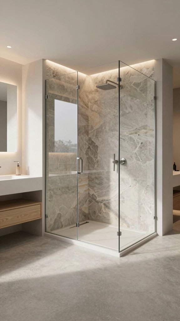 seamless shower design elegance