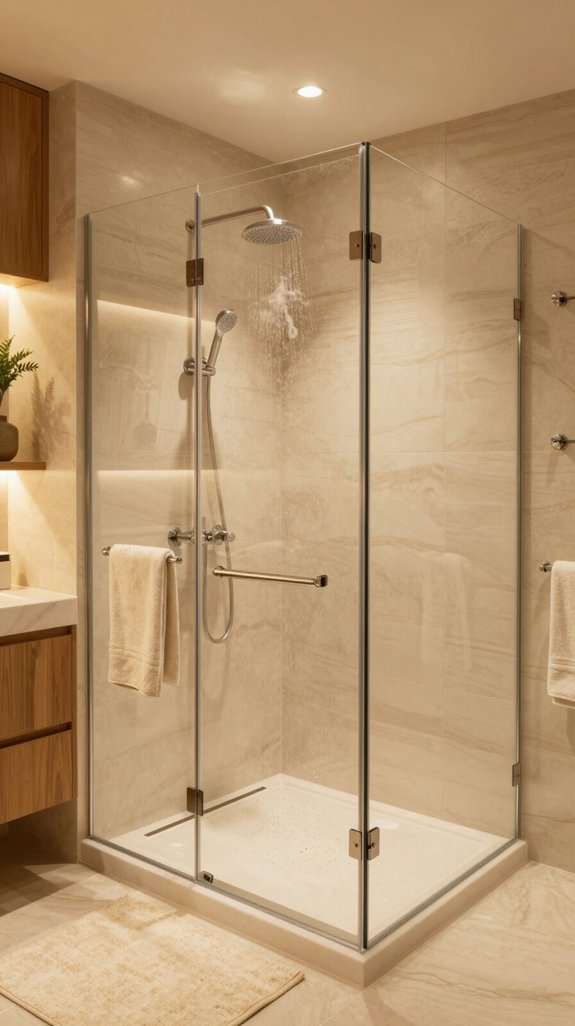 seamless walk in shower upgrade