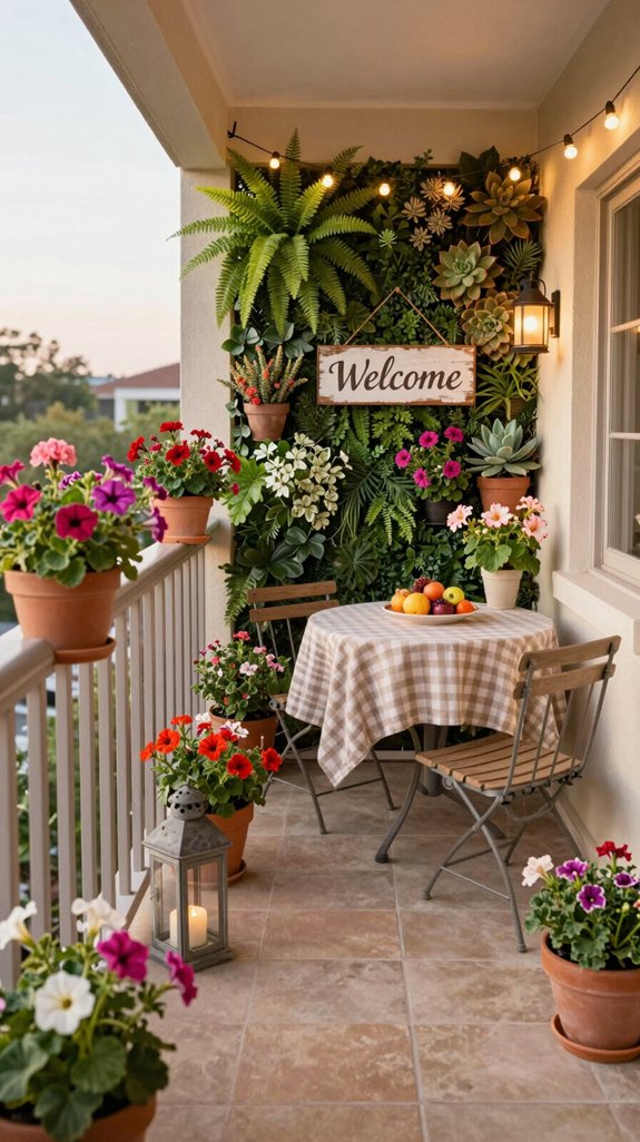 20 Balcony Wall Design Ideas for a Stunning Backdrop 18 seasonal balcony aesthetic refreshment