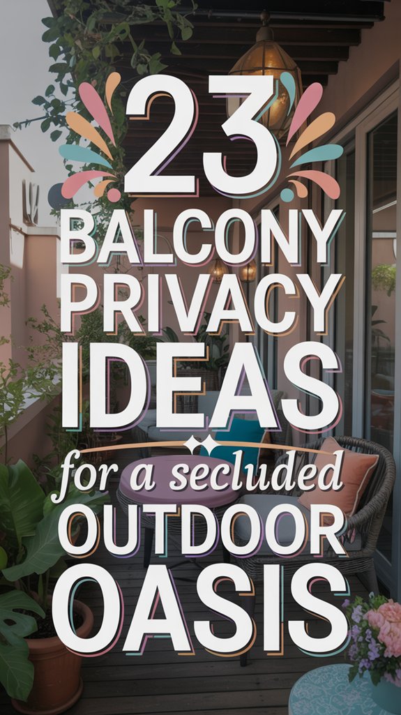 secluded outdoor balcony ideas