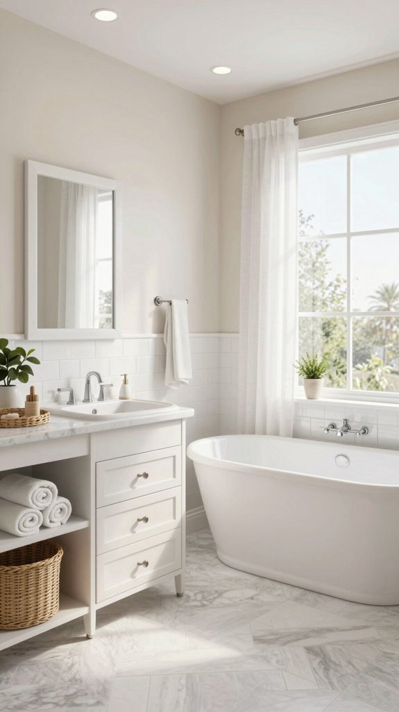15 Bloxburg Bathroom Ideas to Build a Dream Layout 5 serene coastal bathroom design