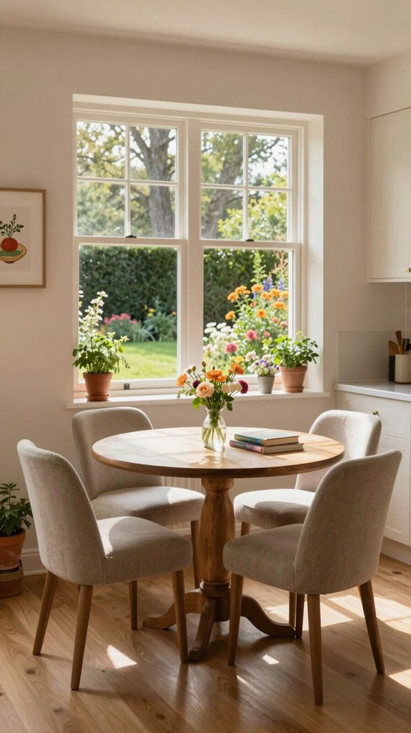 serene kitchen nook views