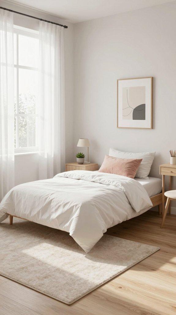 serene minimalist bedroom design