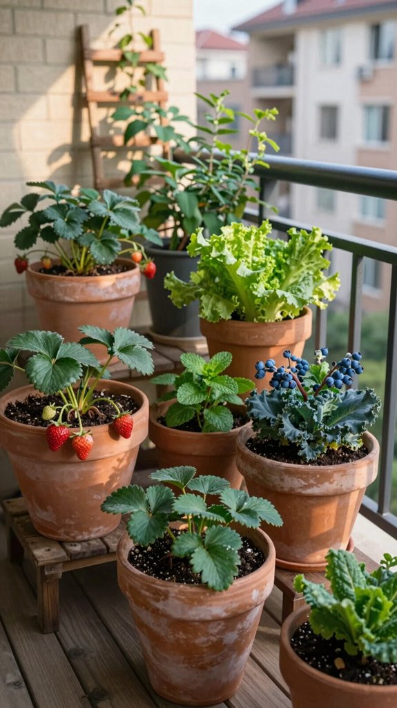 shady productive balcony gardens