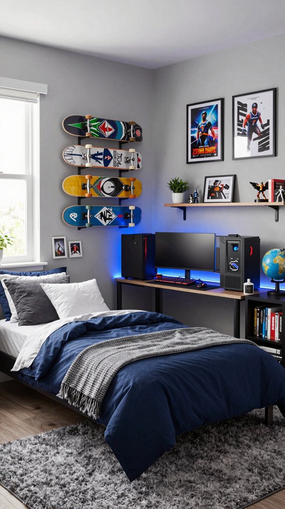 showcase hobbies in decor