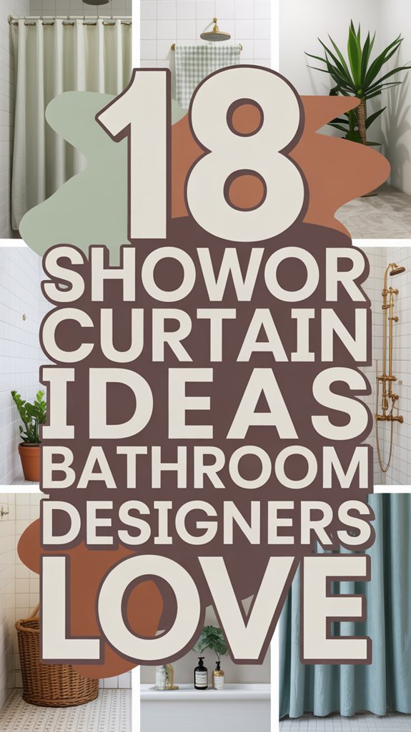 18 Shower Curtain Ideas Bathroom Designers Love 1 shower curtain design inspiration