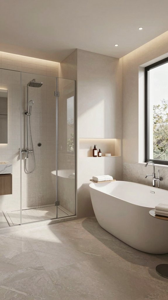 shower or tub choice