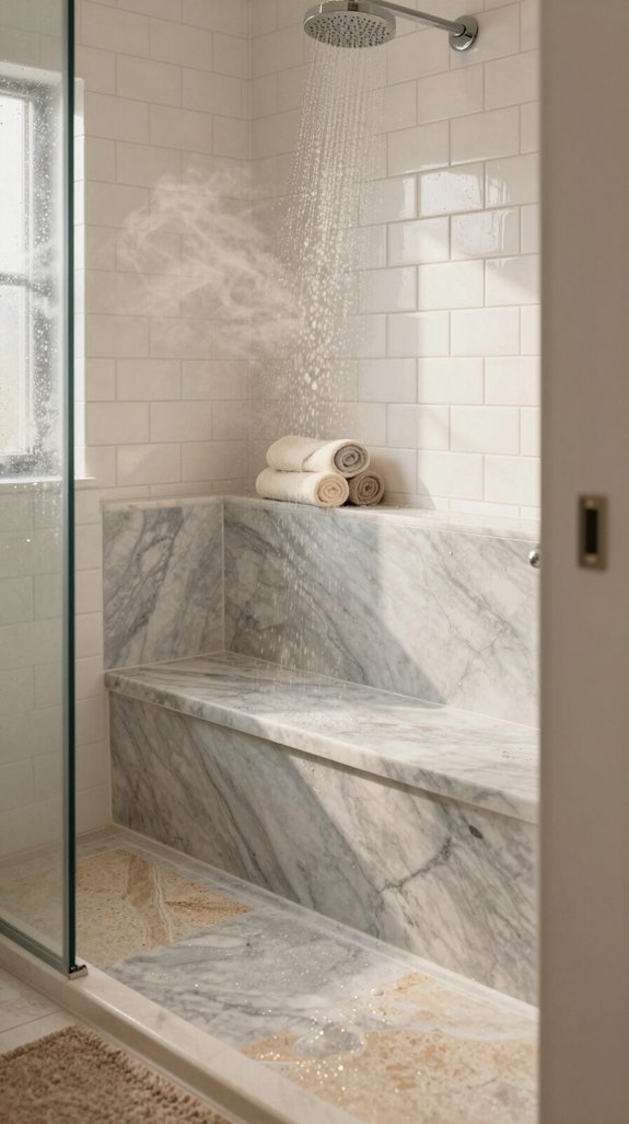 shower seating enhances comfort