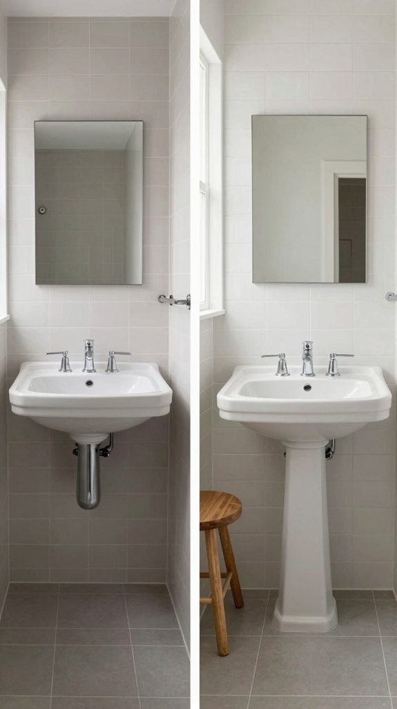 sink choice impacts space