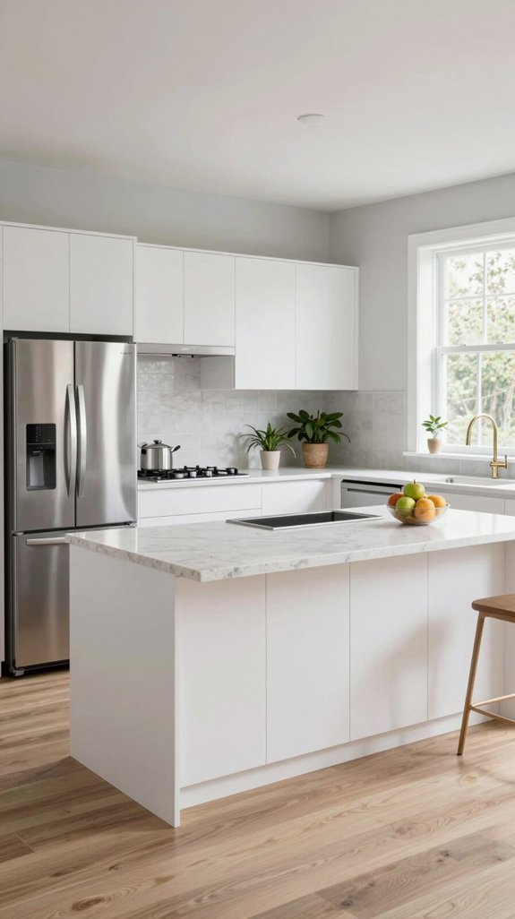 sleek functional modern cabinetry