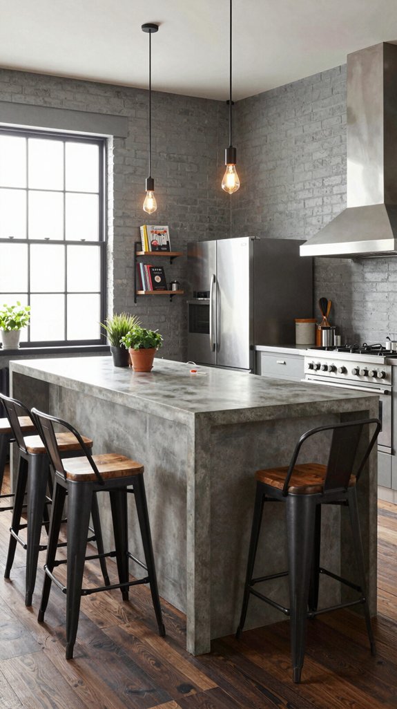 sleek handleless kitchen design