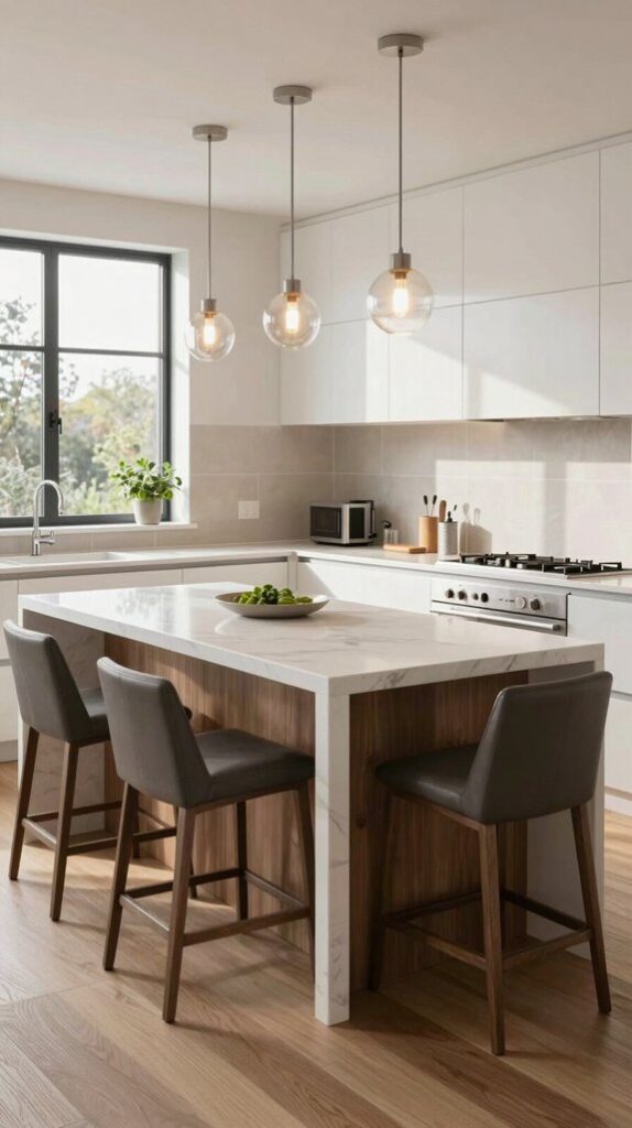 sleek kitchen platform designs