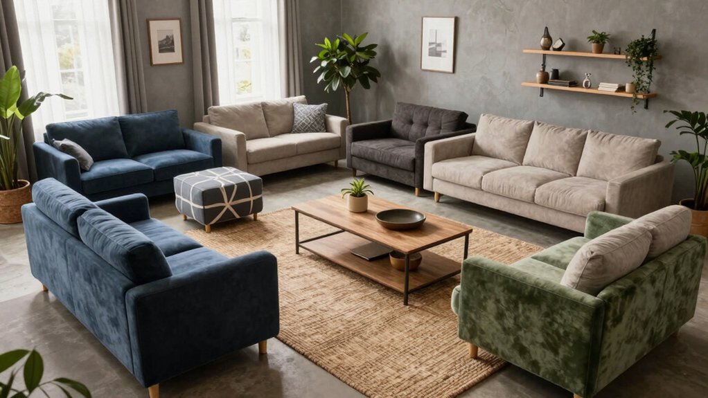 small space sofa sets