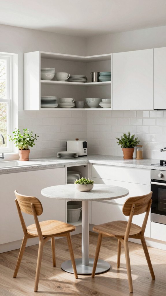 19 Tiny Kitchen Ideas That Feel Surprisingly Spacious 10 smart corner storage solutions