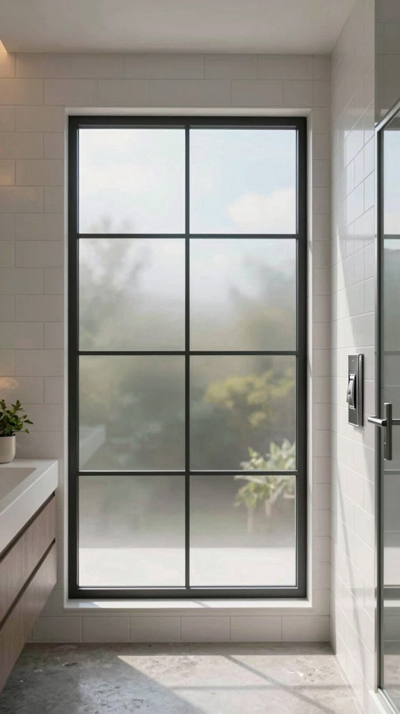 15 Bathroom Window Ideas for Privacy and Natural Light 7 smart glass privacy technology