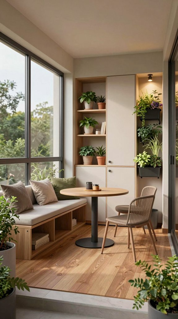 smart storage for balconies