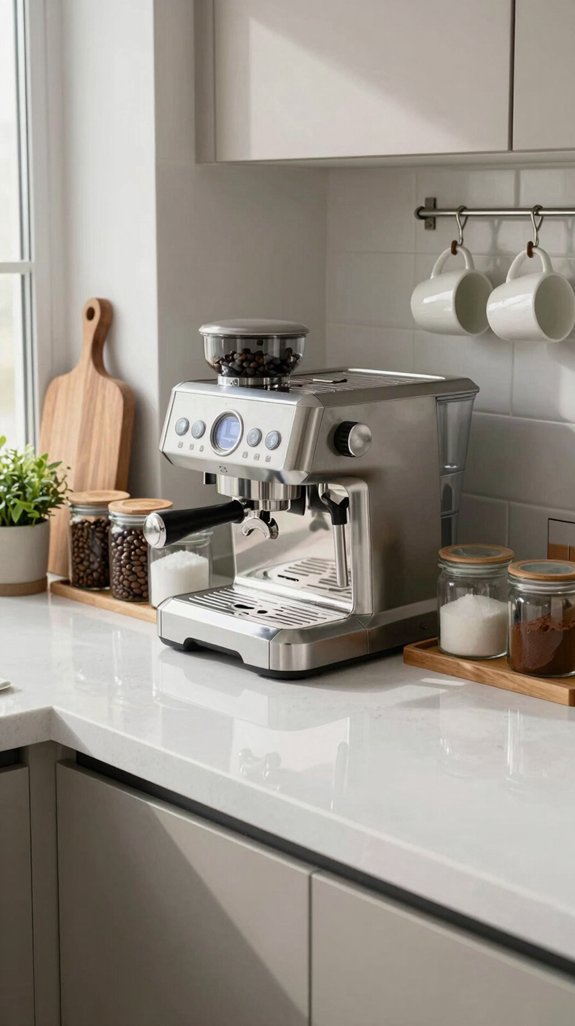 14 Coffee Bar Ideas for Kitchen Counter Styling 15 smart storage for countertops