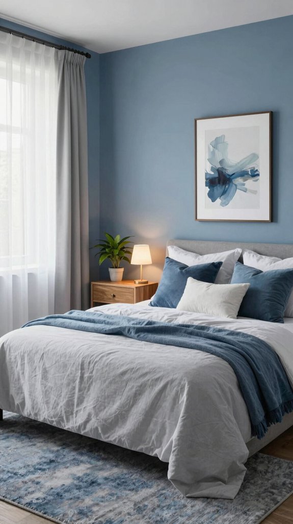 soothing blue bedroom sanctuary