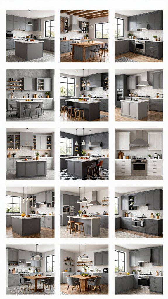 sophisticated grey kitchen designs