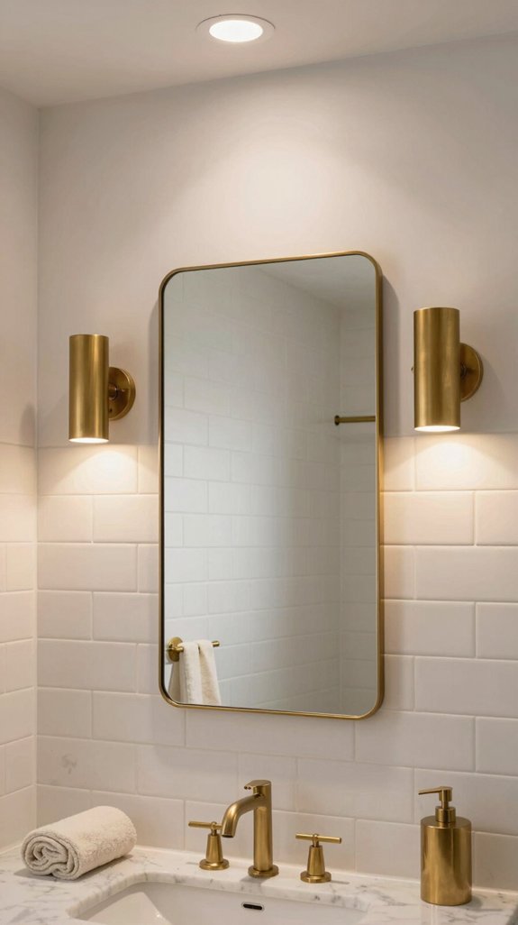 25 Bathroom Accessories Ideas That Elevate Your Decor 15 sophisticated layered bathroom lighting