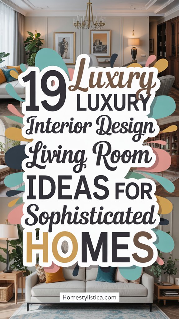sophisticated luxury living rooms