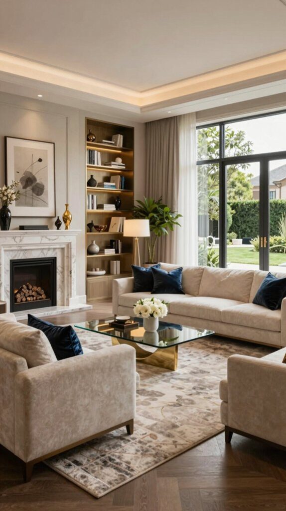 sophisticated luxury living rooms