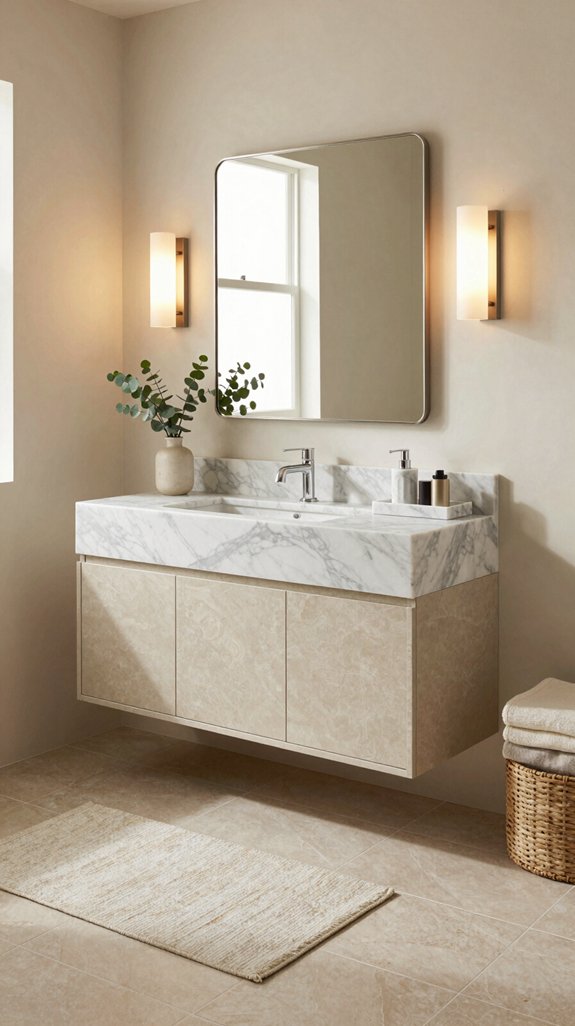 sophisticated marble porcelain elegance