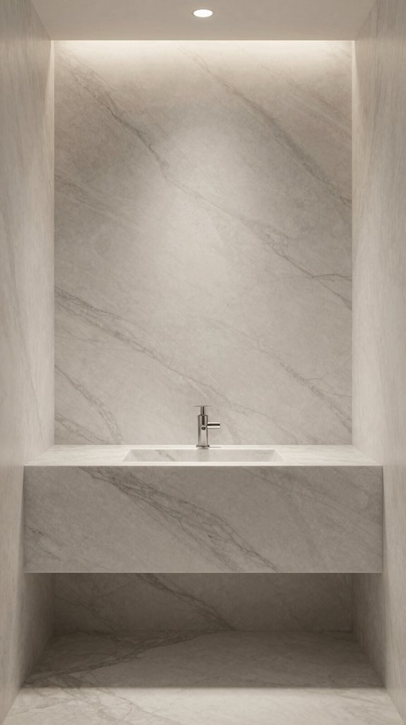 sophisticated matte marble elegance