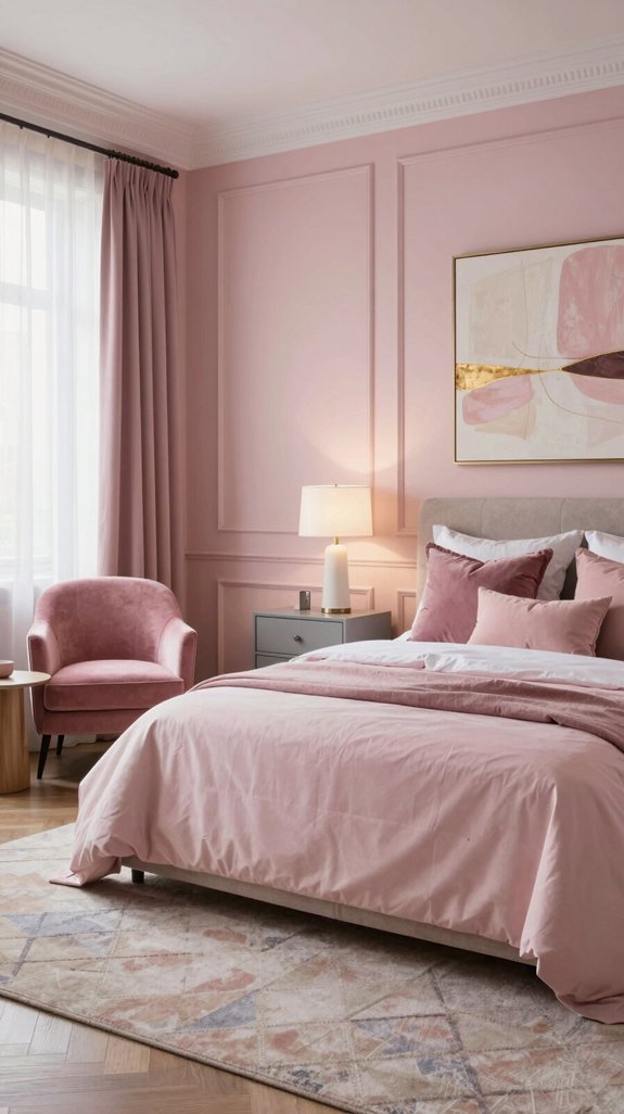 sophisticated pink color pairings