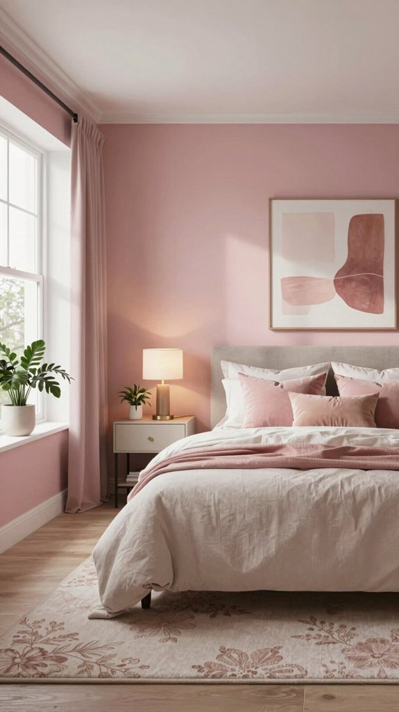 sophisticated rosy hue elegance