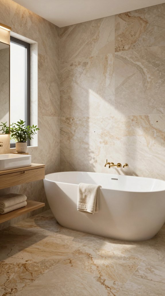 sophisticated spa like sanctuary
