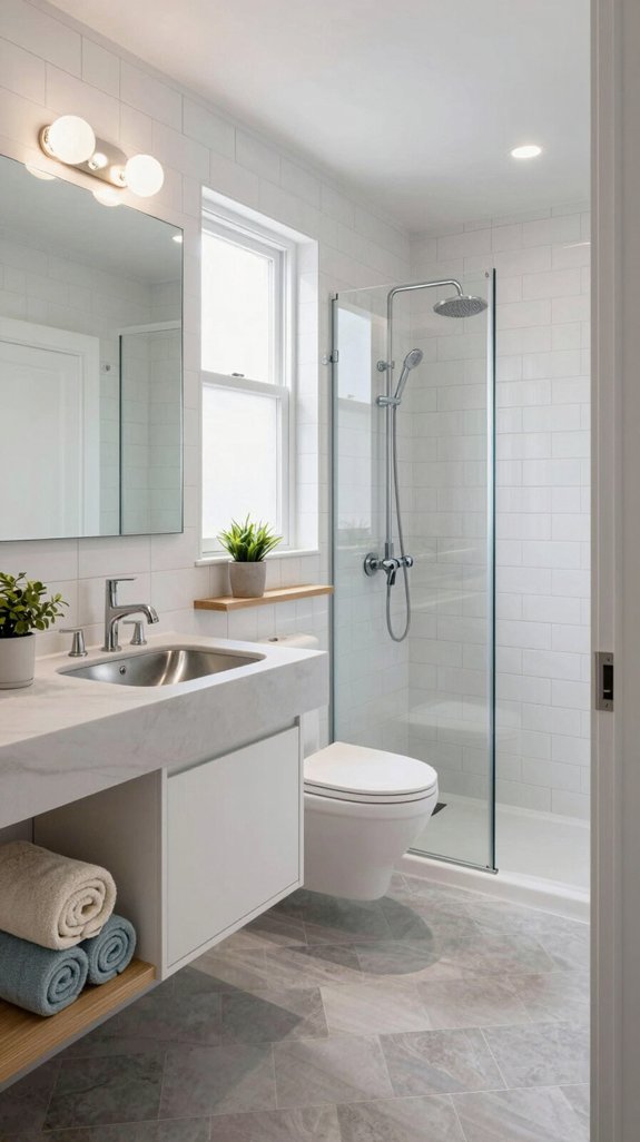 space saving bathroom designs