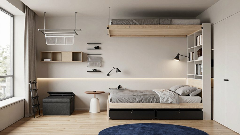 space saving bedroom furniture ideas