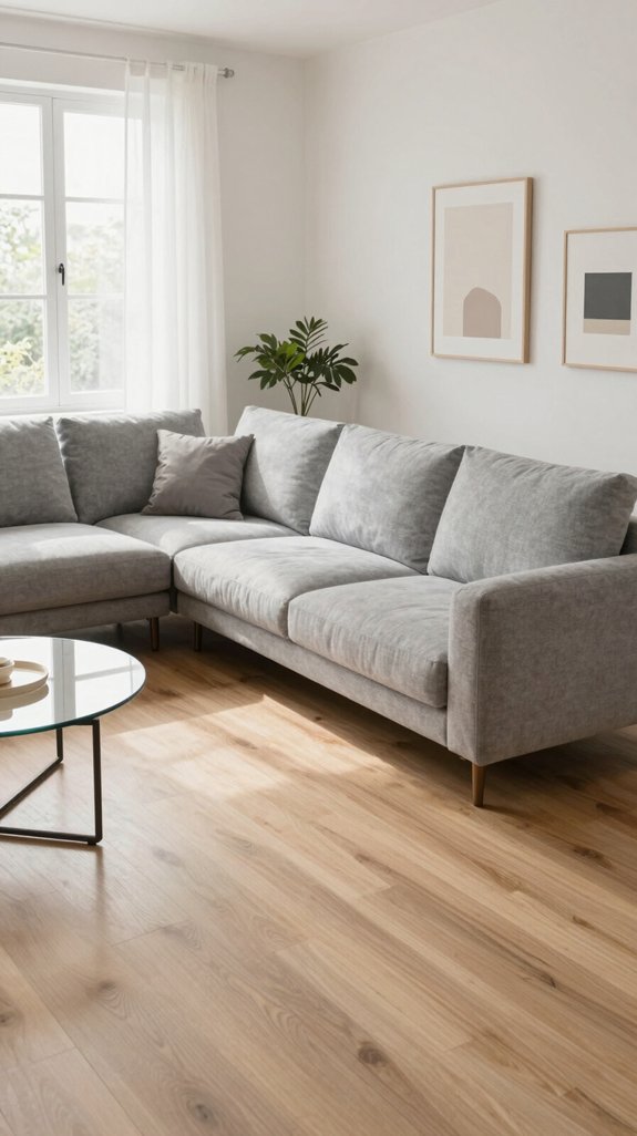 space saving l shaped sectionals