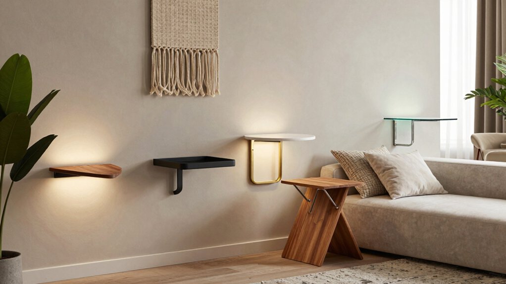 space saving wall tables