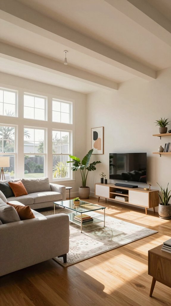 spacious living room designs