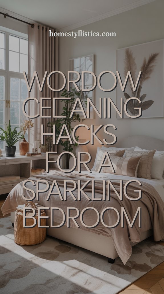 sparkling bedroom window cleaning