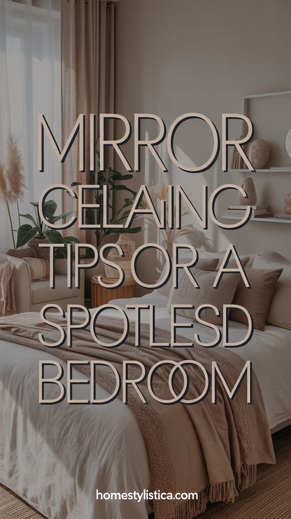 Mirror Cleaning Tips for a Spotless Bedroom 1 spotless bedroom mirror cleaning