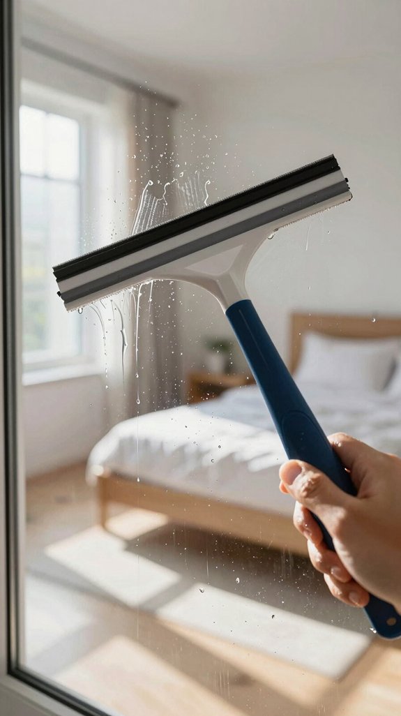 squeegee for streak free windows