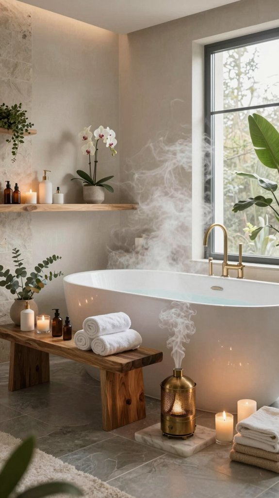 steam aromatherapy spa retreat
